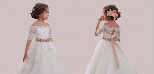 Descuento Vestidos de niña de las flores