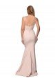 Cubierta Cuello de Corazón Crepé Elástico Tul Largo Formales Vestidos de dama de honor / Vestidos de fiesta Descuento