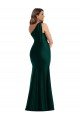 Evergreen Sirena Un Hombre Satén sedoso Largo Formales Vestidos de dama de honor / Vestidos de fiesta Descuento