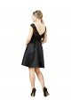 Negro línea A Ilusión Satén Encaje Corto Vestidos de dama de honor / Vestidos de cóctel Descuento