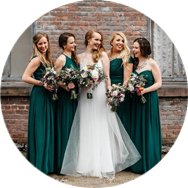 Descuento Verde Vestidos de dama de honor