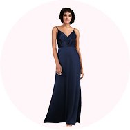 Descuento Columna Vestidos de dama de honor